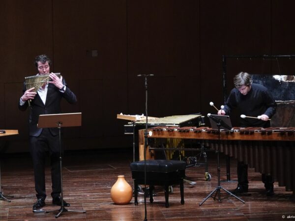 Matthijs Koene performs at Megaron Athens Concert Hall on April 27, 2024